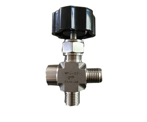 卡套式三通針型閥